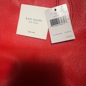Kate Spade Red Leather Tote